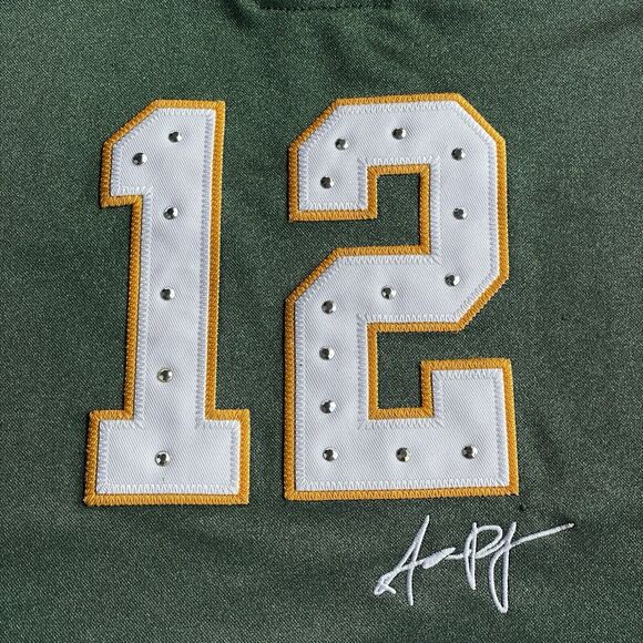 NFL Green Bay Packers Jersey Top Womens Extra Large XL Aaron Rodgers Embroidered - Picture 3 of 9